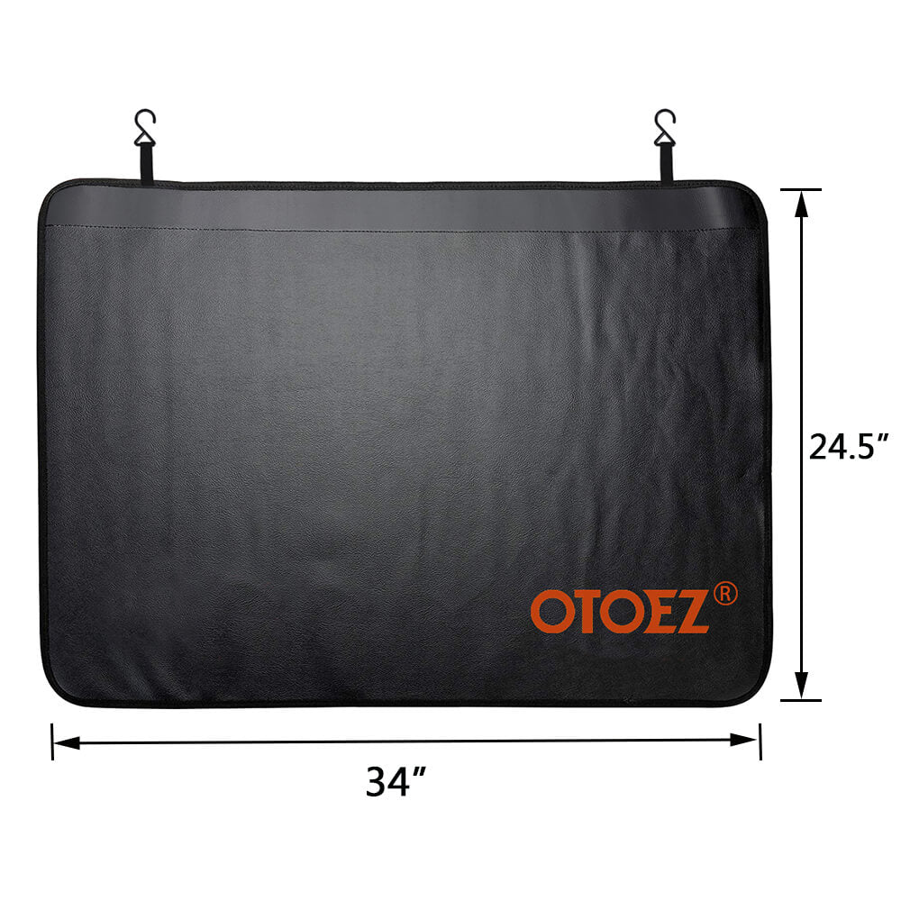 size of black Heavy Duty Magnetic Fender Cover Protector Pad Mat