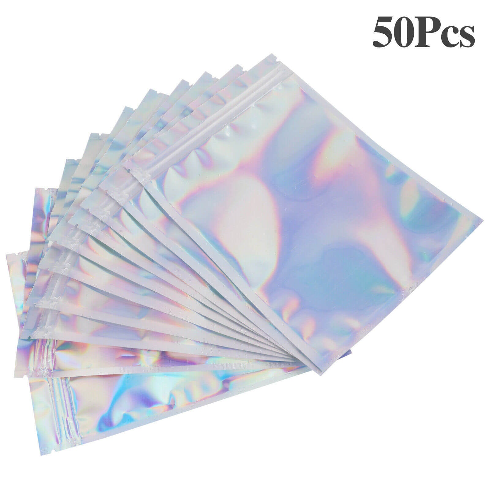 Holographic Mylar Ziplock Foil Bag - BCBMALL