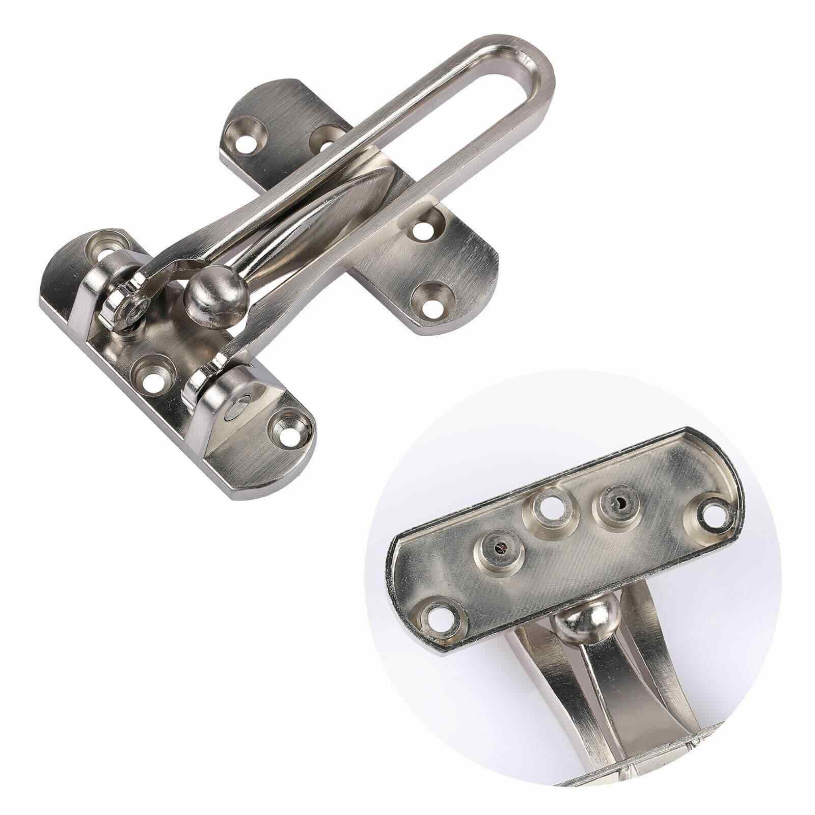 Showing of Home Security Door Lock Swing Bar