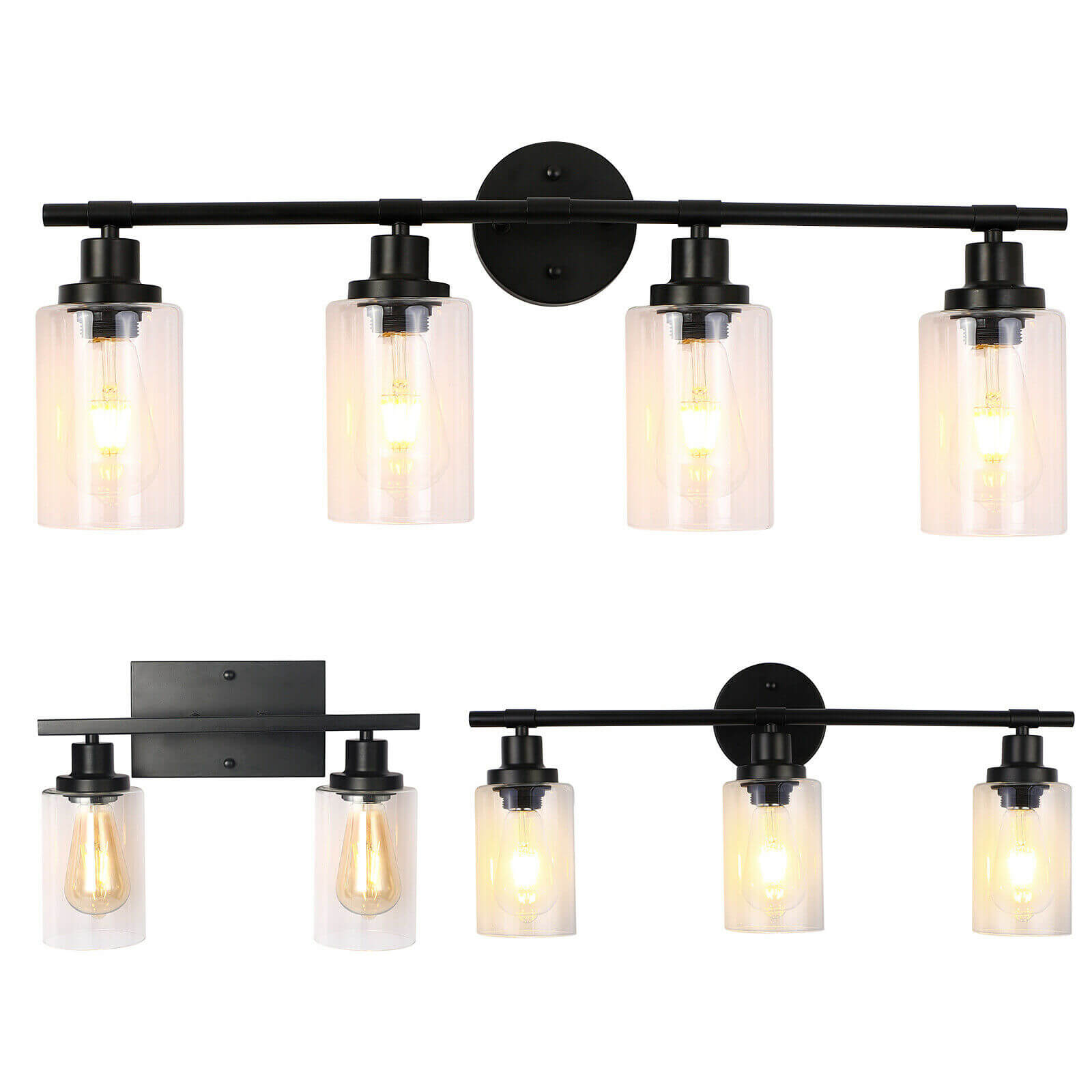 Industrial Glass Wall Light