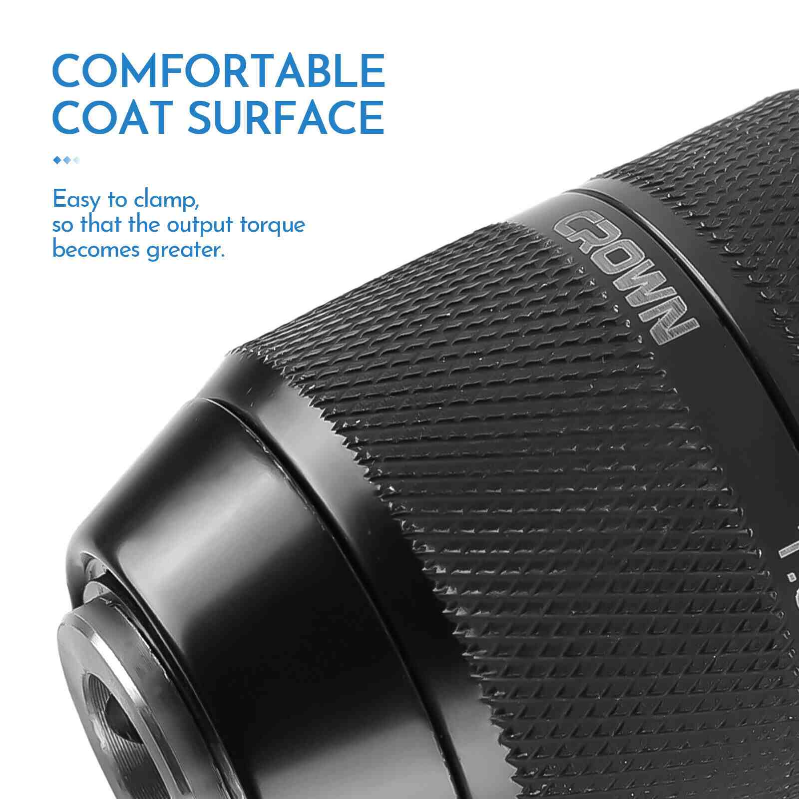 Detail of 1/2" Keyless Chuck Conversion Hex Shank Adapter Drill Bit