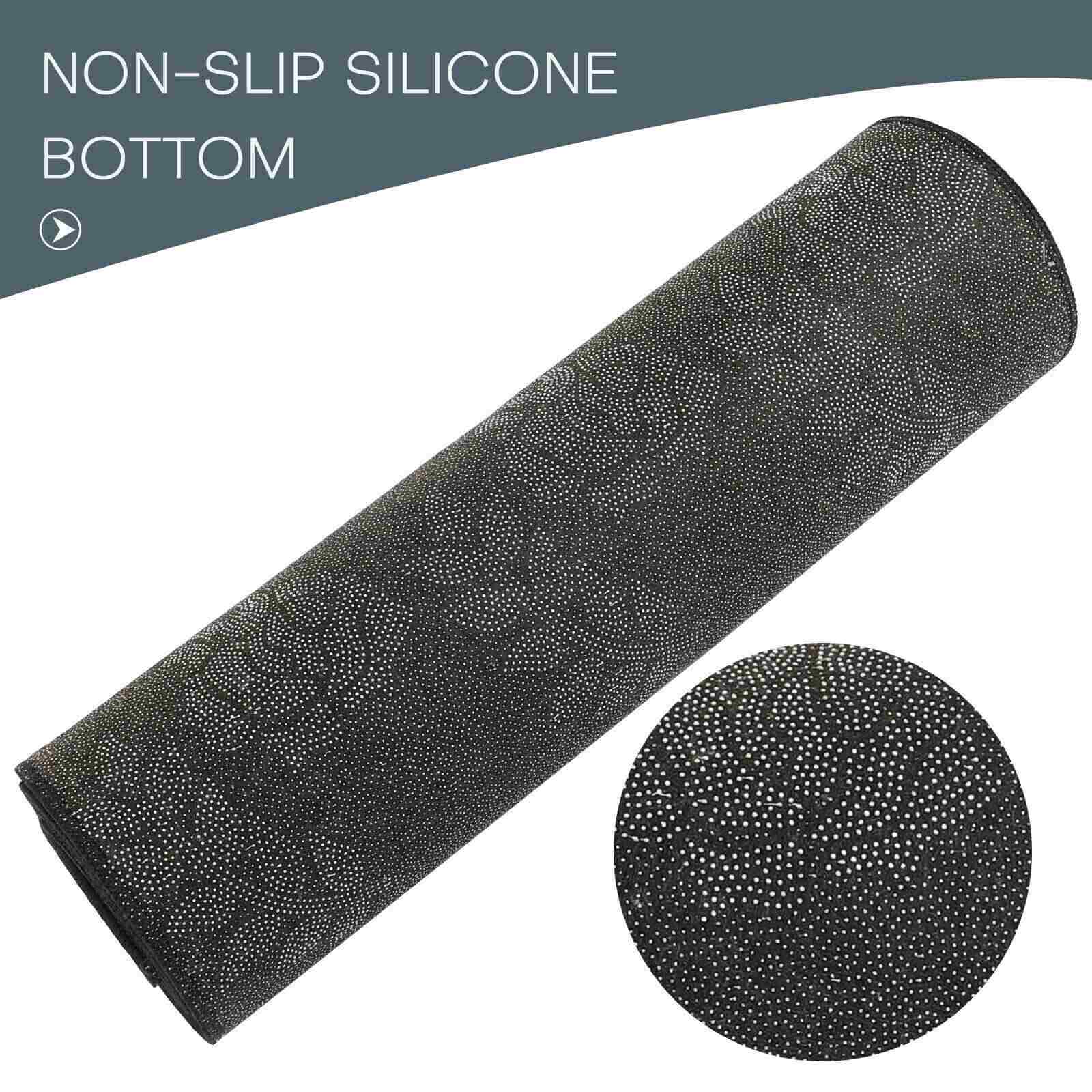 Back of Kitchen Water & Oil Absorbent Runner Mat Rug, 2Pcs