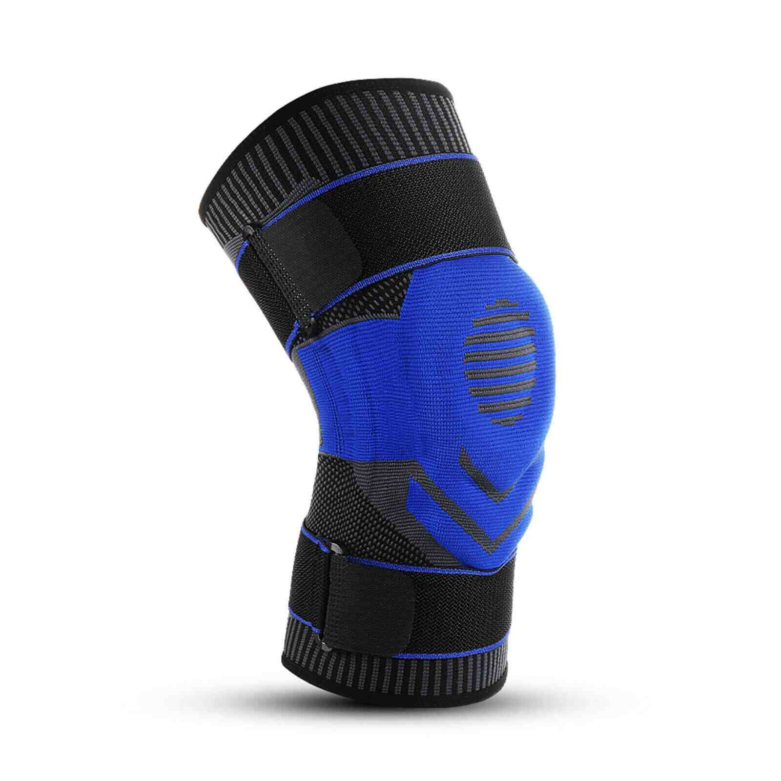 Blue of Knee Brace w/ Patella Gel Pads