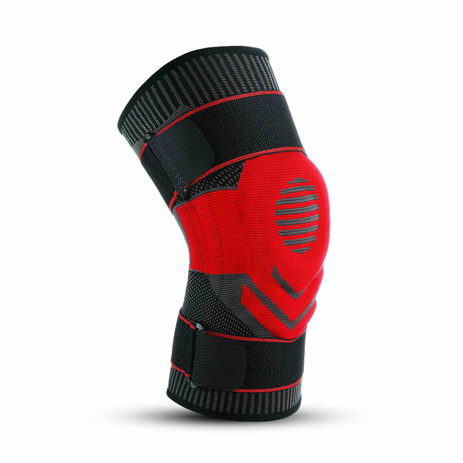 Red of Knee Brace w/ Patella Gel Pads