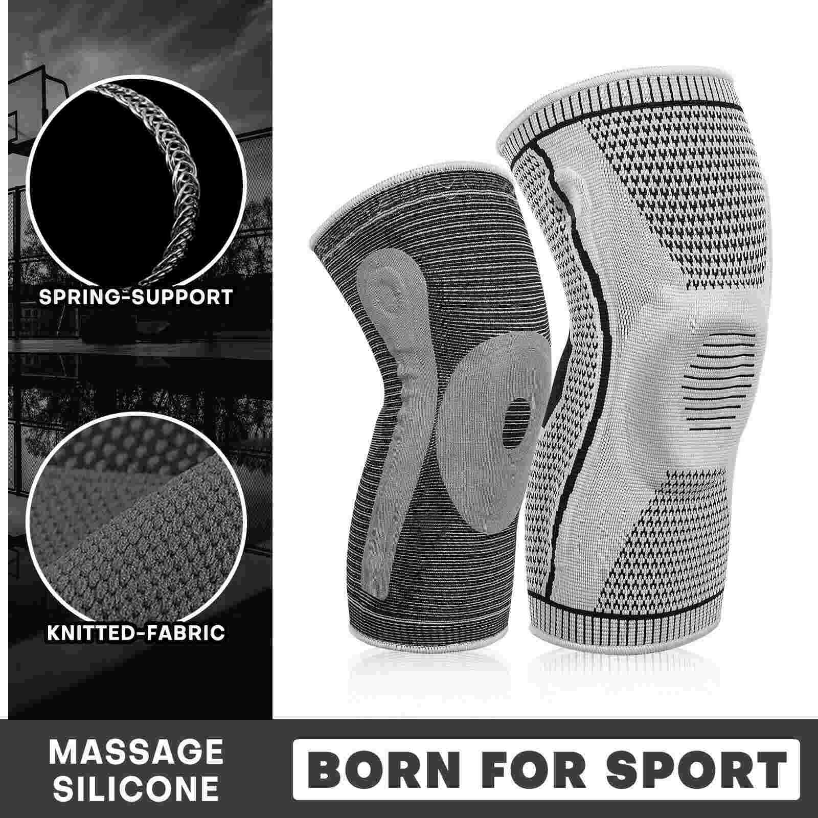 Detail of Knee Brace w/ Patella Gel Pads Side Stabilizers, 2 Pcs