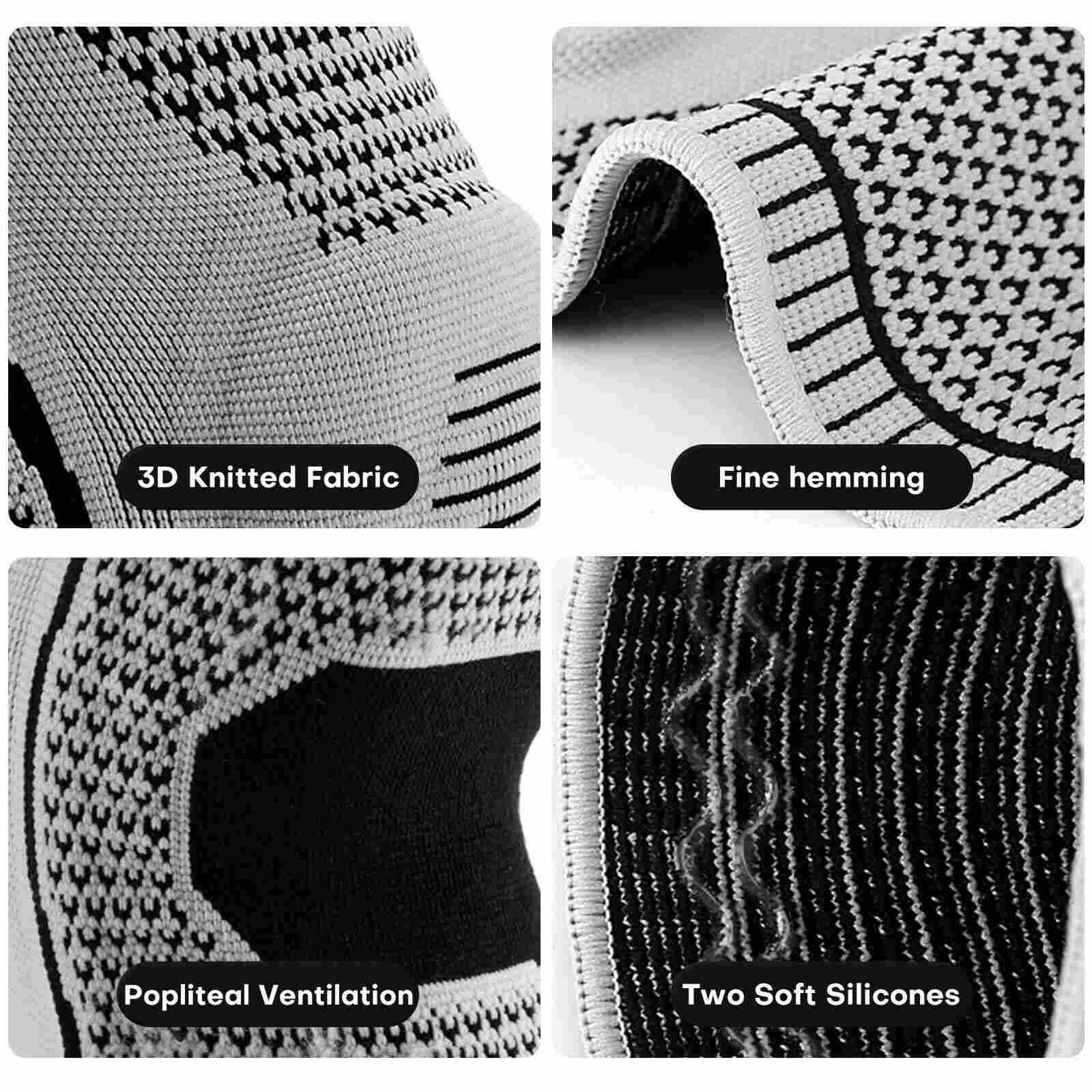 Detail of Knee Brace w/ Patella Gel Pads Side Stabilizers