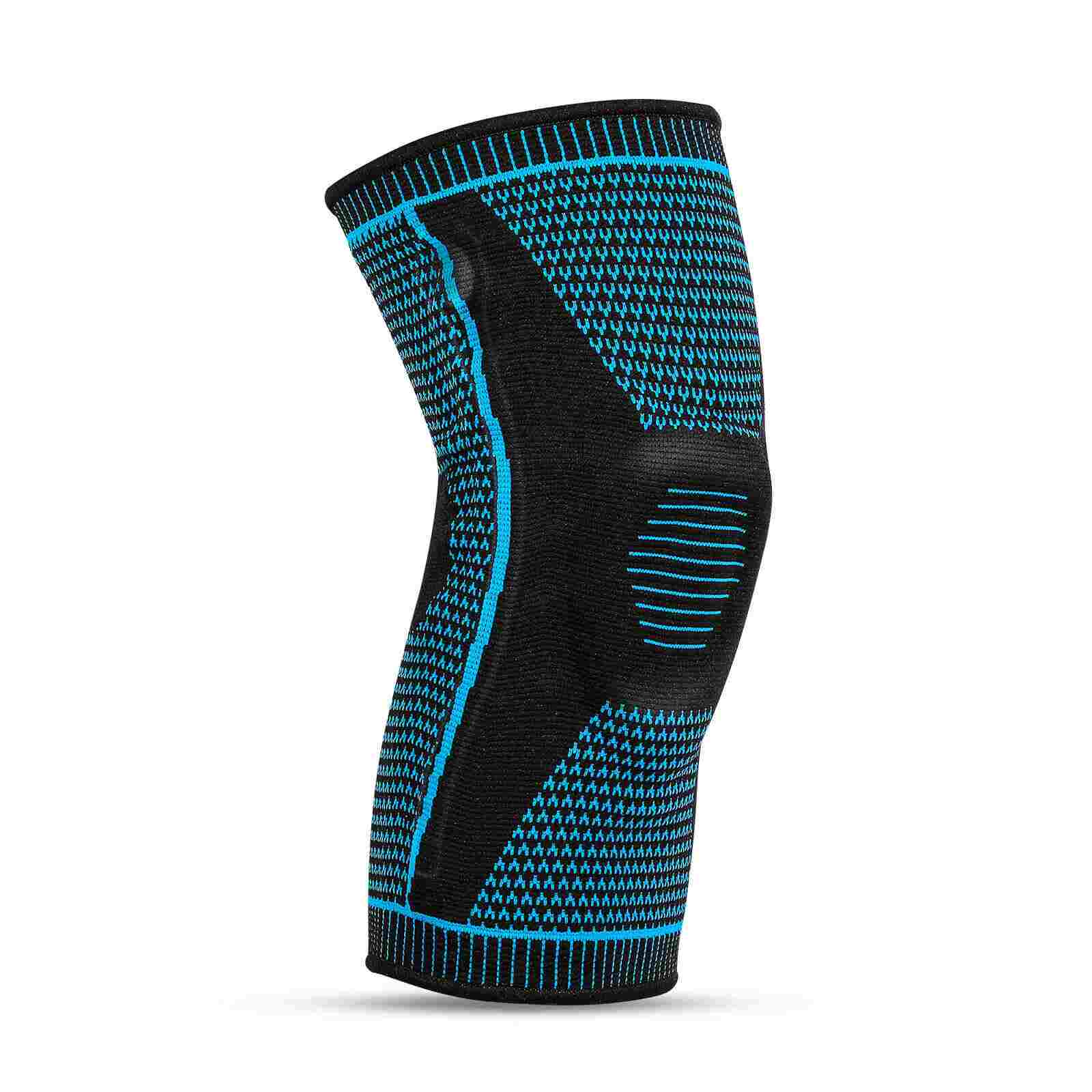Blue of Knee Brace w/ Patella Gel Pads Side Stabilizers