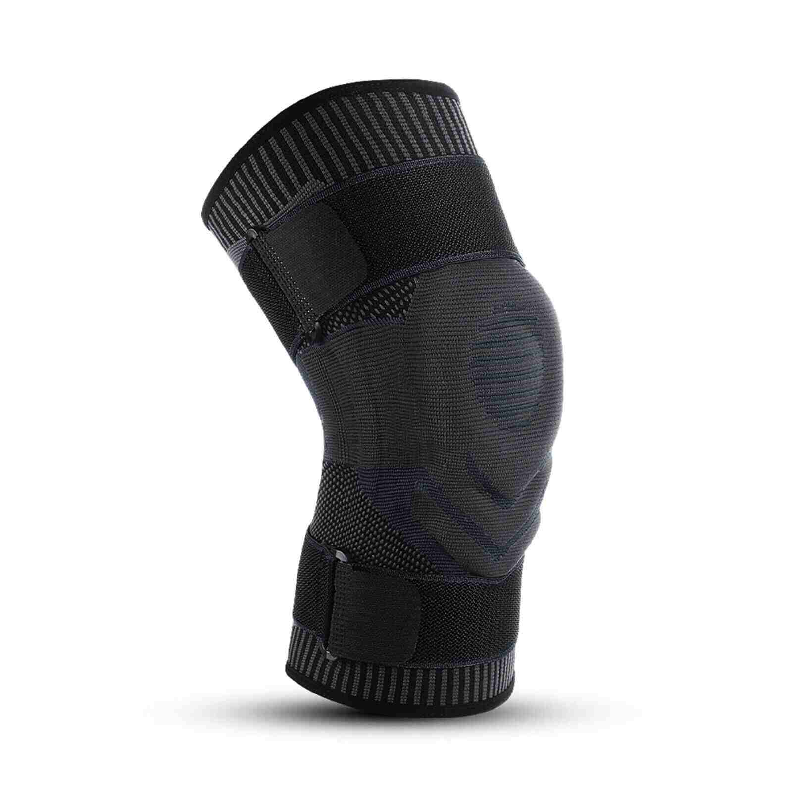 Black of Knee Brace w/ Patella Gel Pads