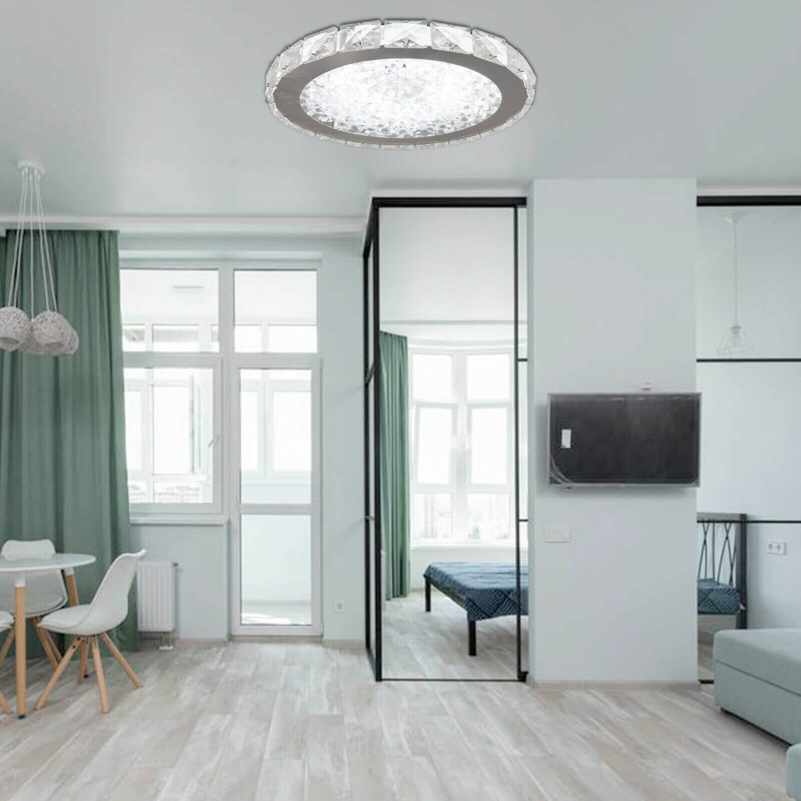 K9 Crystal Ceiling Light display