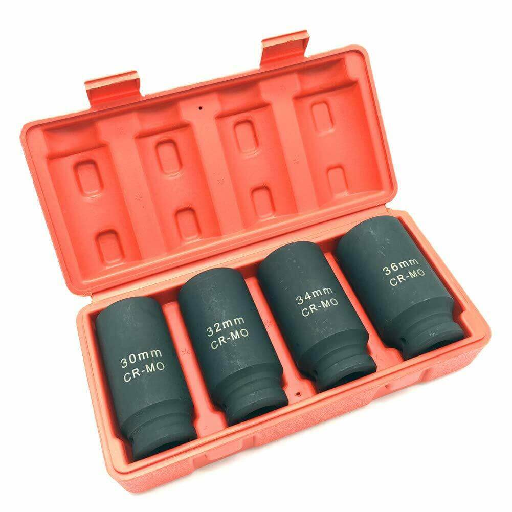 Drive Metric Axle Hub Nut Socket Set - BCBMALL