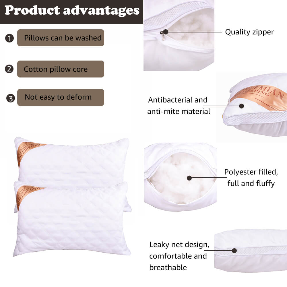 Bed Pillow, Queen Size - BCBMALL