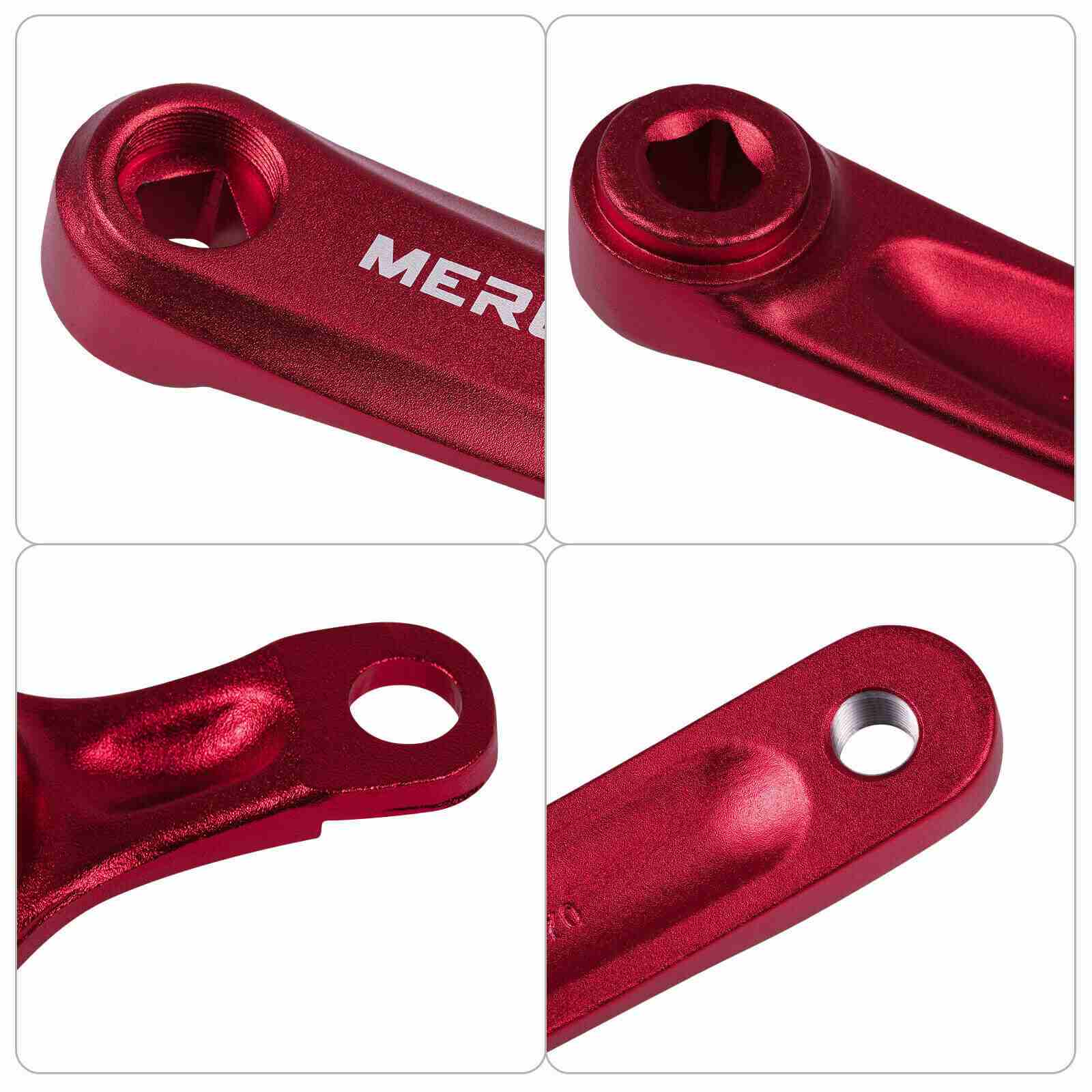 Detail of MTB Crankset Square Taper w/ 104BCD Chainring