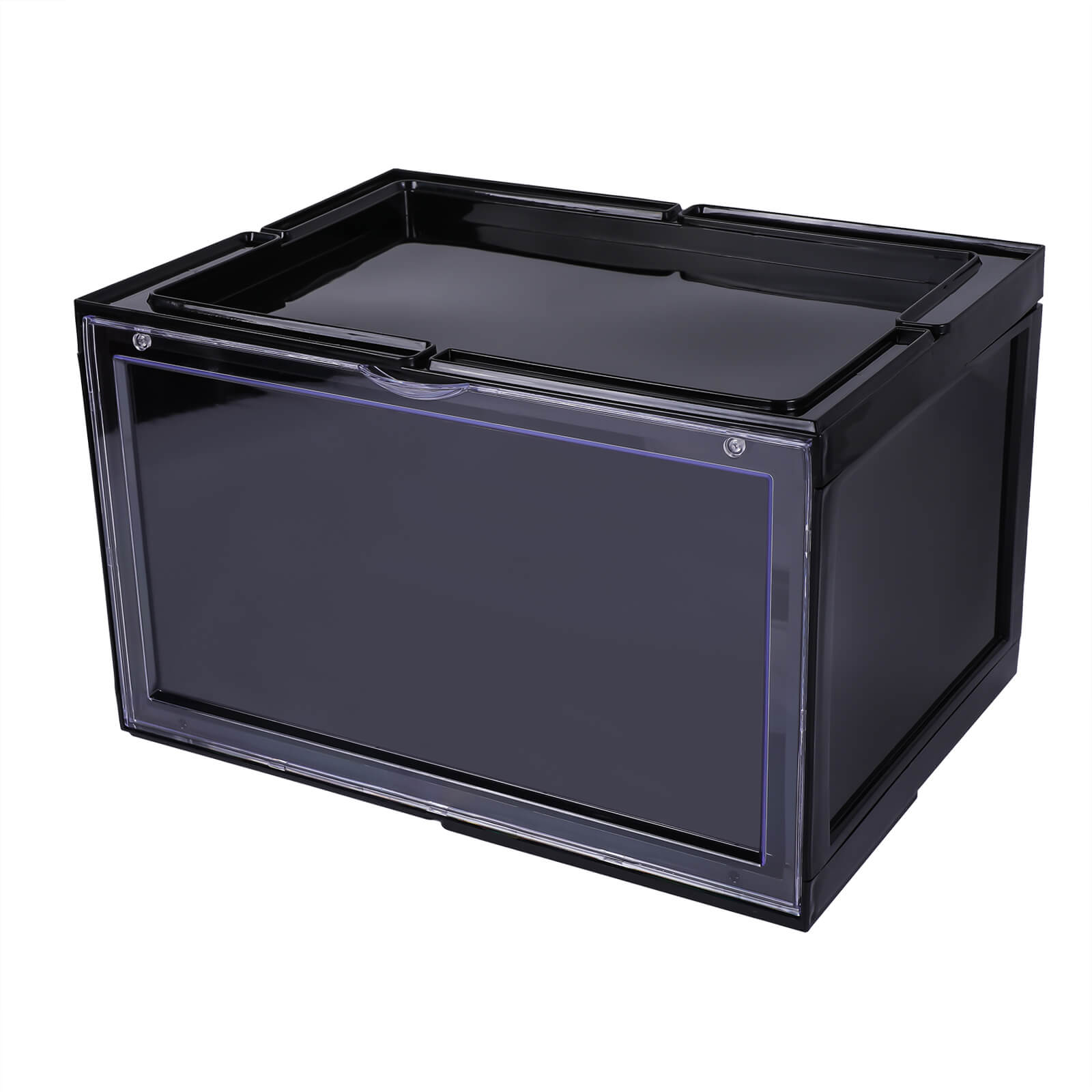 Magnetic Drop Side Shoe Box, 2 Pcs - BCBMALL