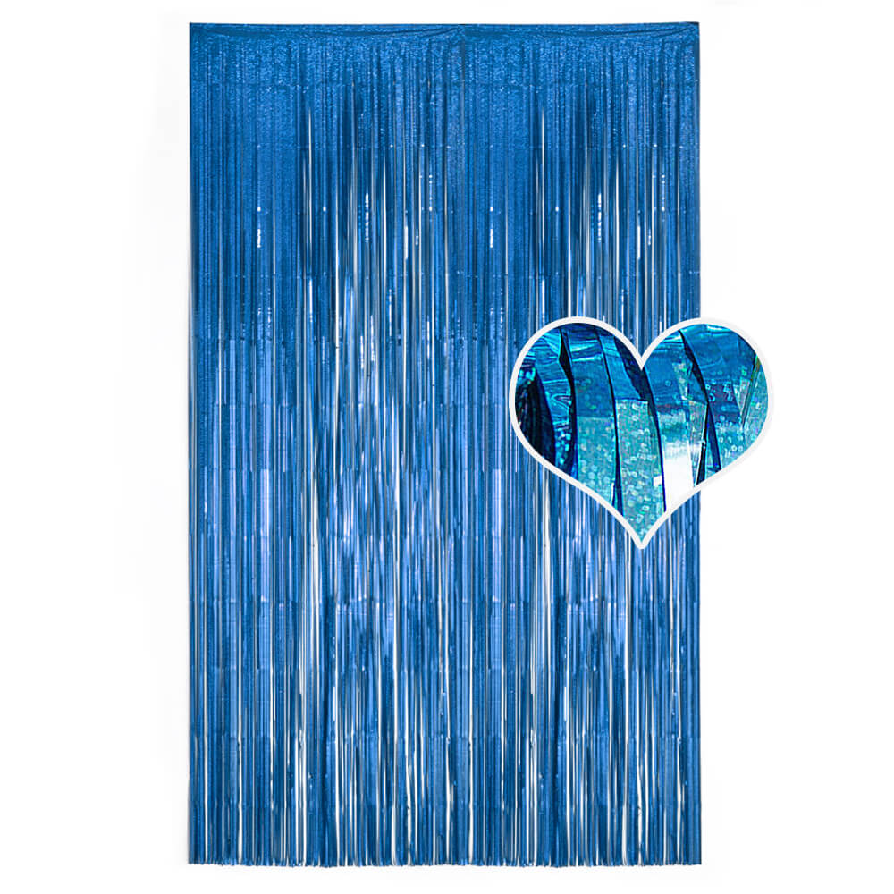 Metallic Foil Fringe Curtain - BCBMALL