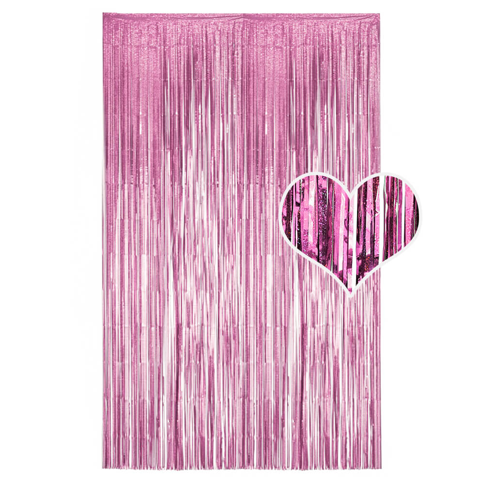 Metallic Foil Fringe Curtain - BCBMALL