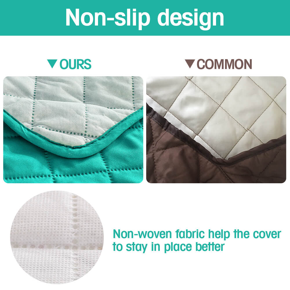 Microfiber Quilted Sofa Cover - BCBMALL