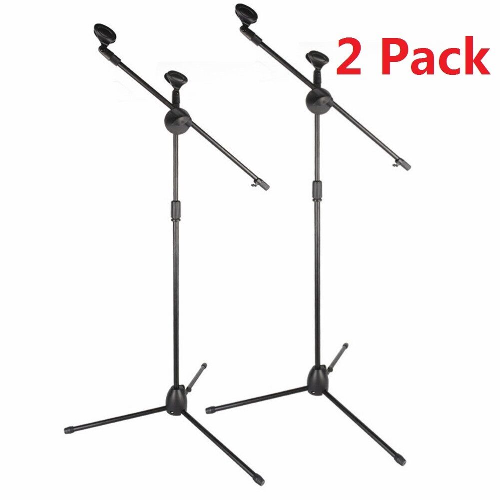 2pcs Microphone Tripod Stand + 4 Clips