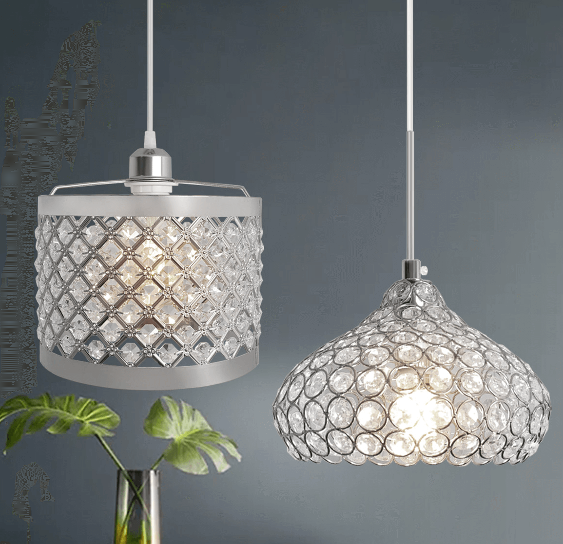 Adjustable Crystal Ceiling Light