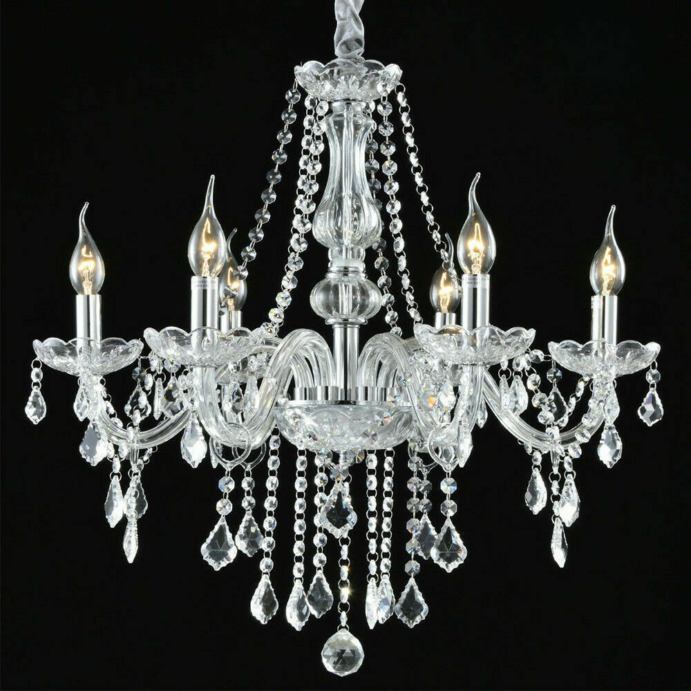 K9 6 Light Modern Crystal Chandelier Lighting Fixture