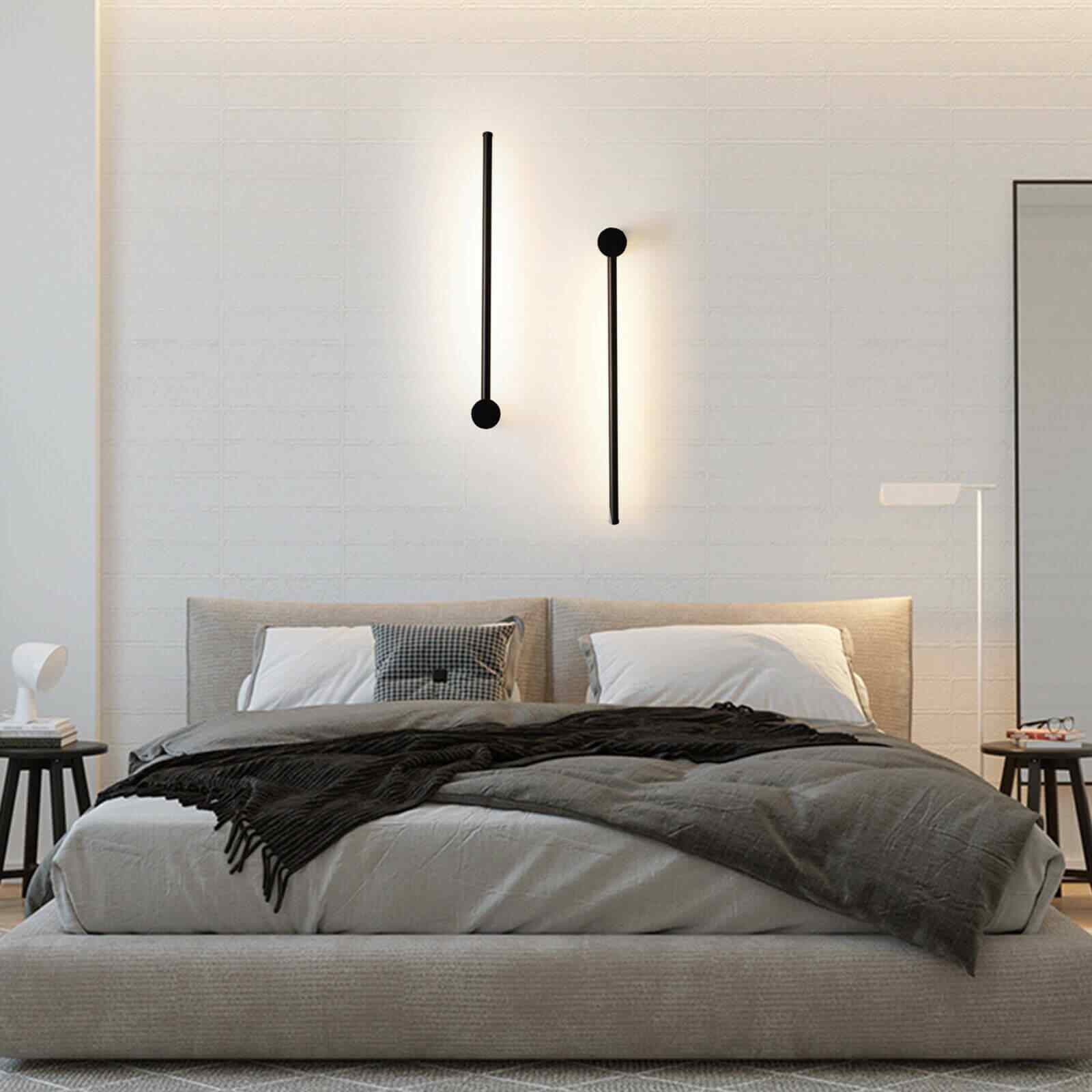 Usage of Modern LED Black Linear Wall Lamp
