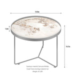 small size of Modern Marble Coffee Table