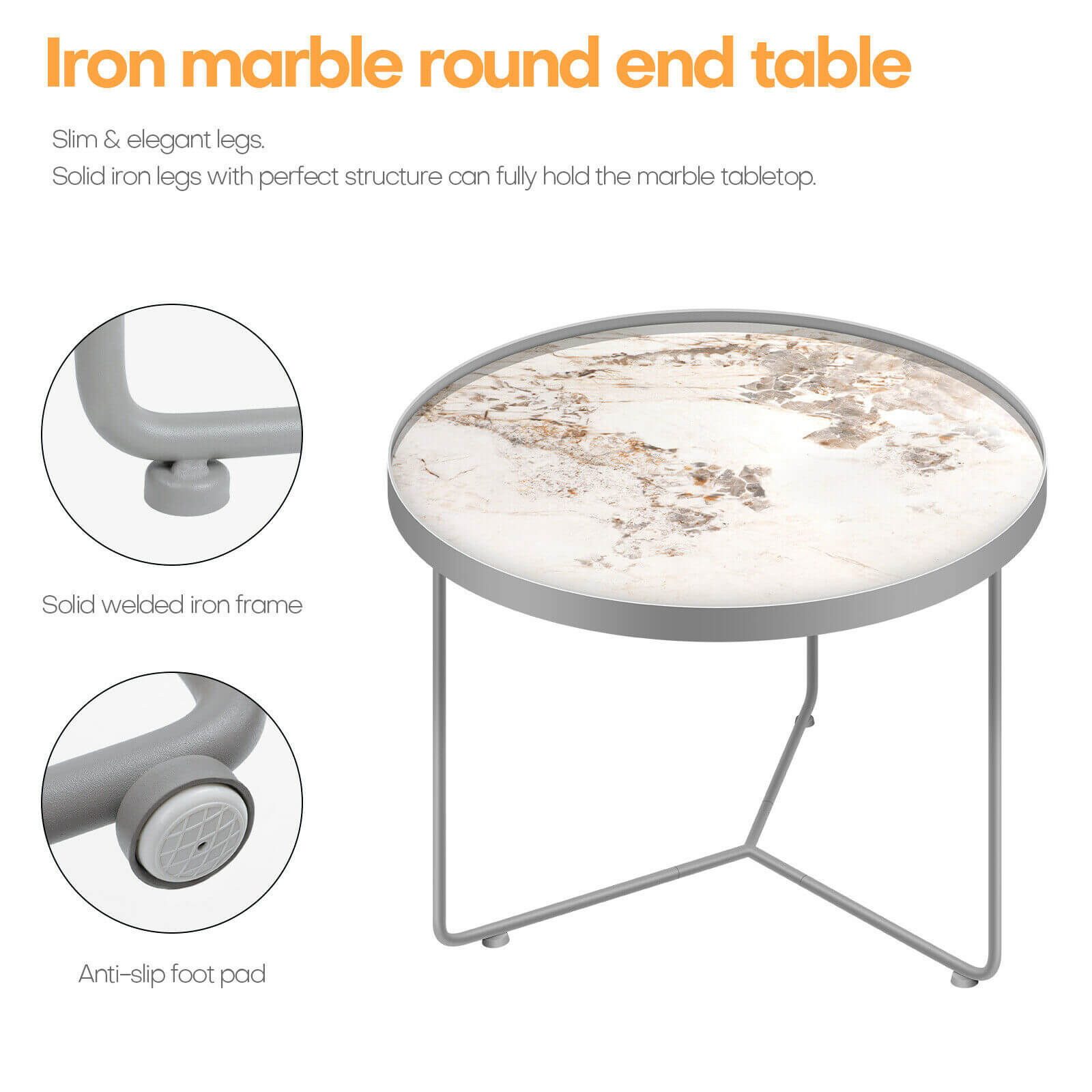 design of Modern Marble Coffee Table