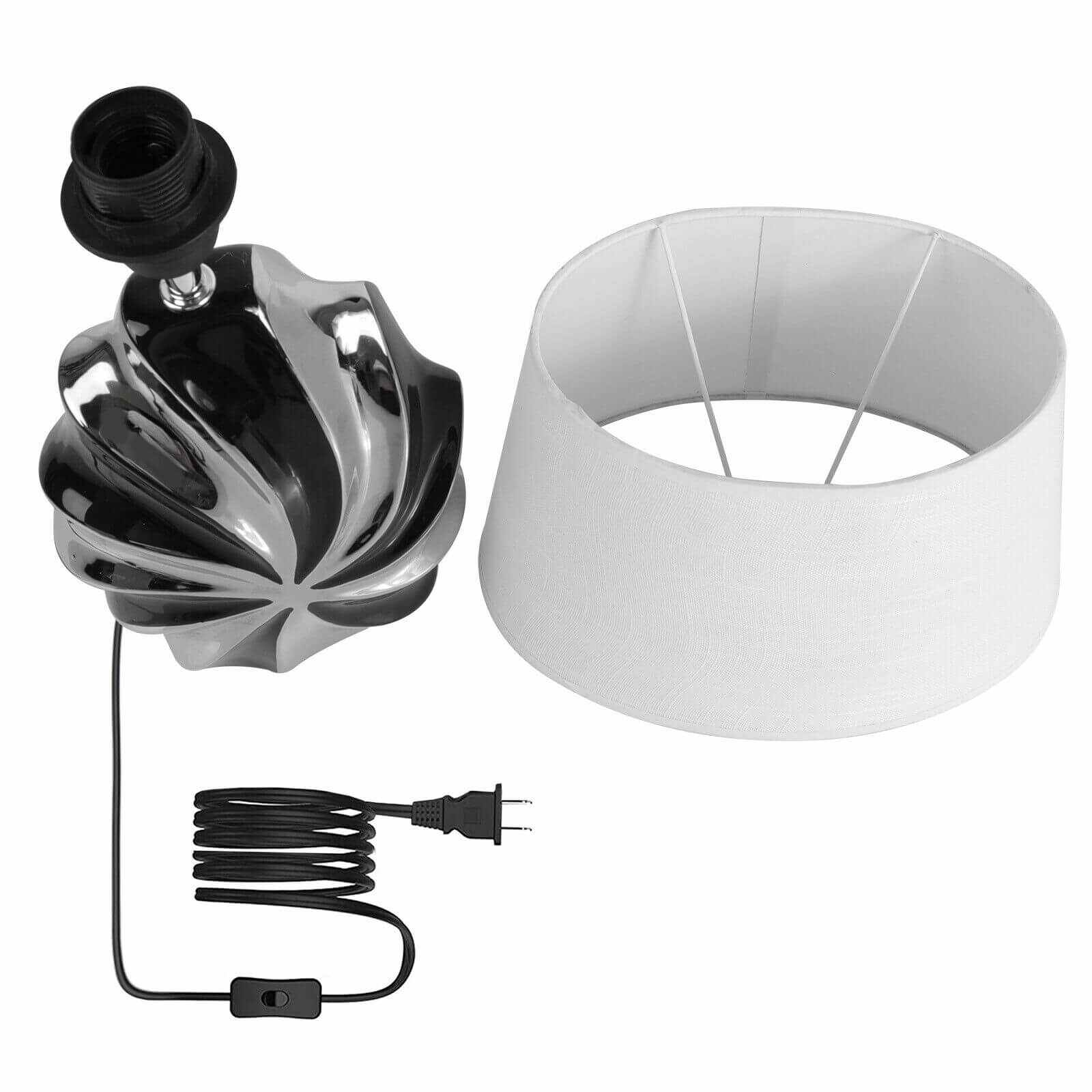 Type 2 Package of Modern Table Lamp Geometric Ceramic Base