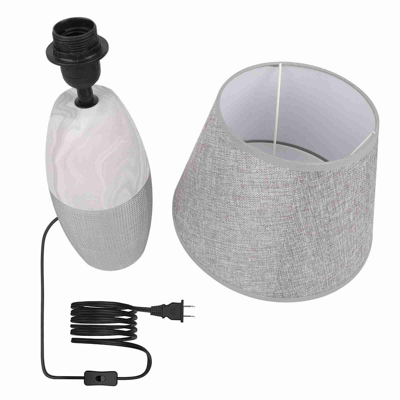 Package of Modern Table Lamp Geometric Ceramic Base