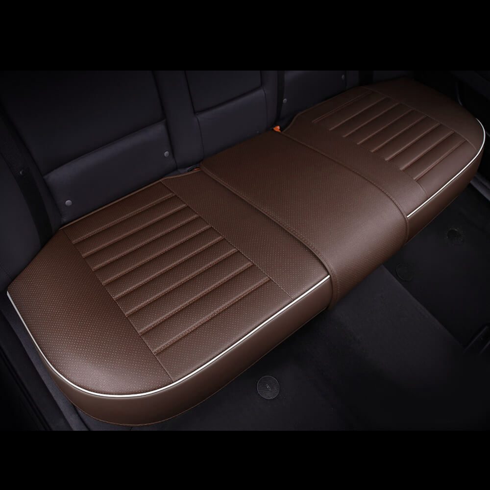 Front Rear Car Seat Pad Mat, Striped Section - BCBMALL
