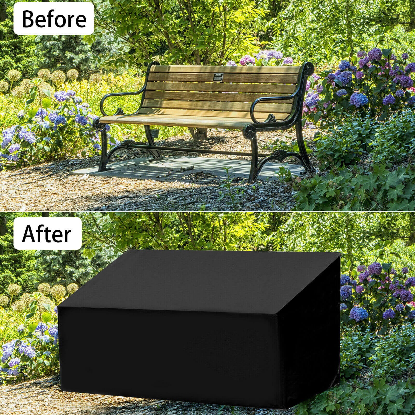 Outdoor Bench Cover display