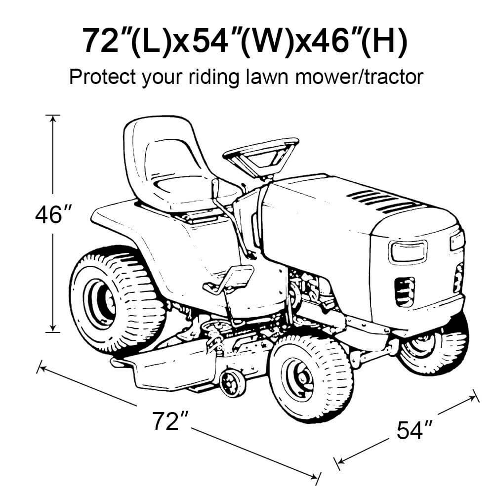 Outdoor Lawn Mower Tractor Cover - BCBMALL