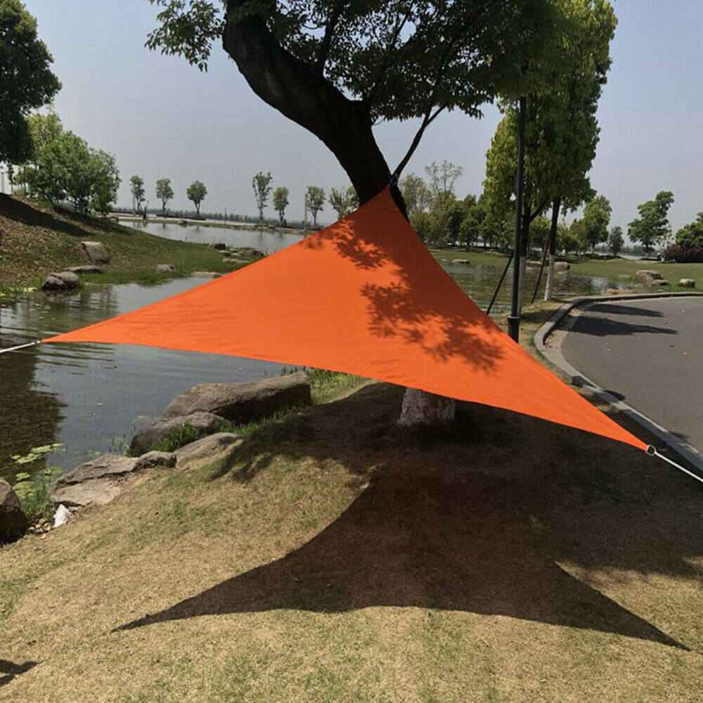 Display of Outdoor UV Block Sun Shade Sail Canopy