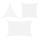 White Outdoor UV Block Sun Shade Sail Canopy