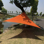 Display of Outdoor UV Block Sun Shade Sail Canopy