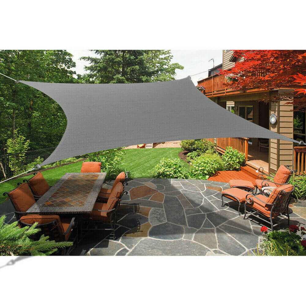 waterproof Outdoor UV Block Sun Shade Sail Canopy
