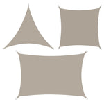 Khaki Outdoor UV Block Sun Shade Sail Canopy
