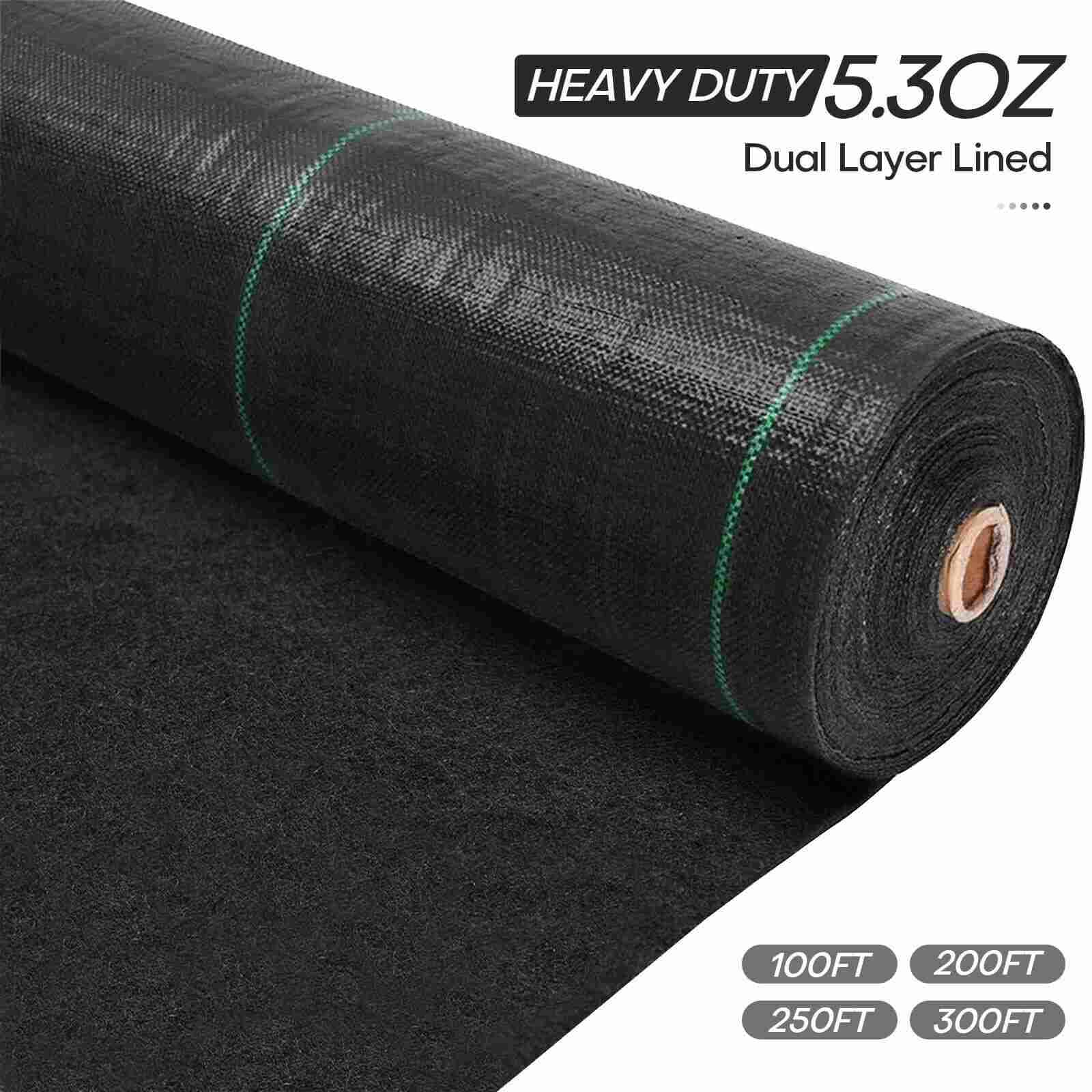 5.3oz PP Fabric Weed Prevention Cloth Garden Ground Cover