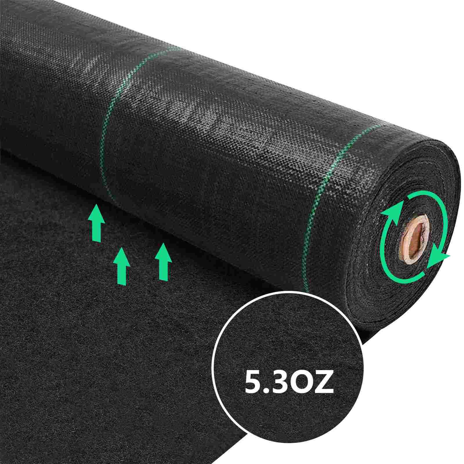 Feature of 5.3oz PP Fabric Weed Prevention Cloth Garden Ground Cover