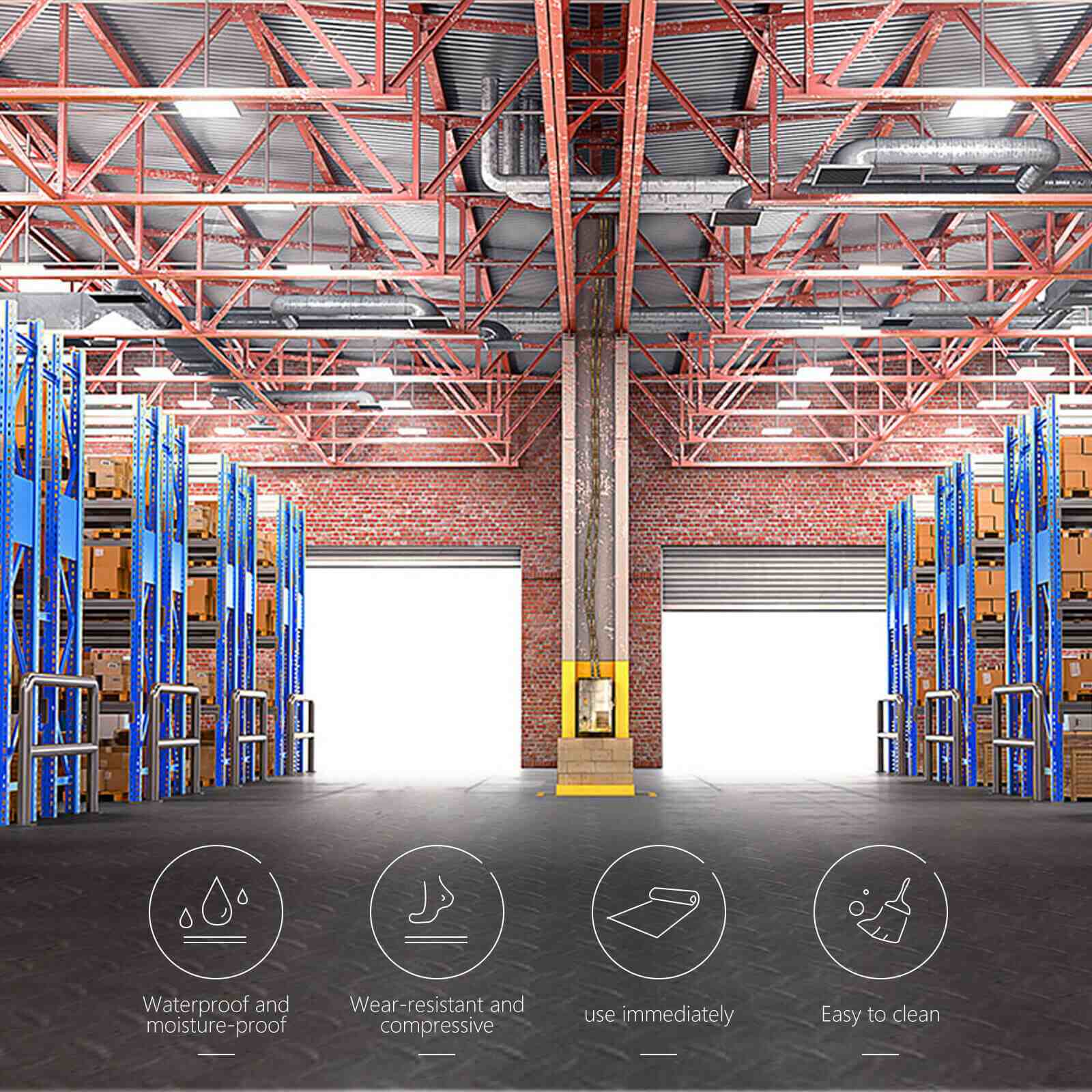 Features of PVC Non-Slip Garage Floor Mat Roll