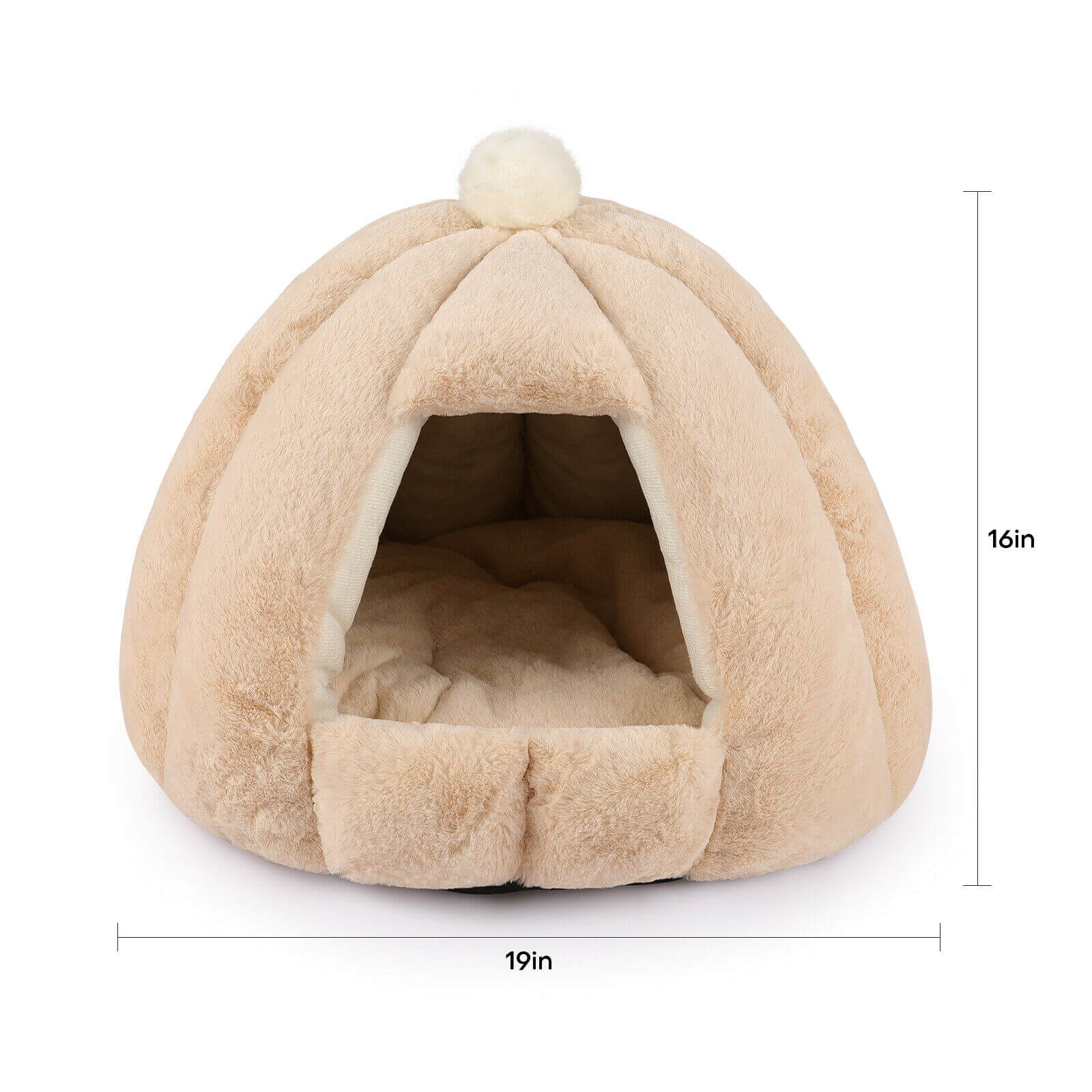 Pet Mat Sleeping Cave khaki size