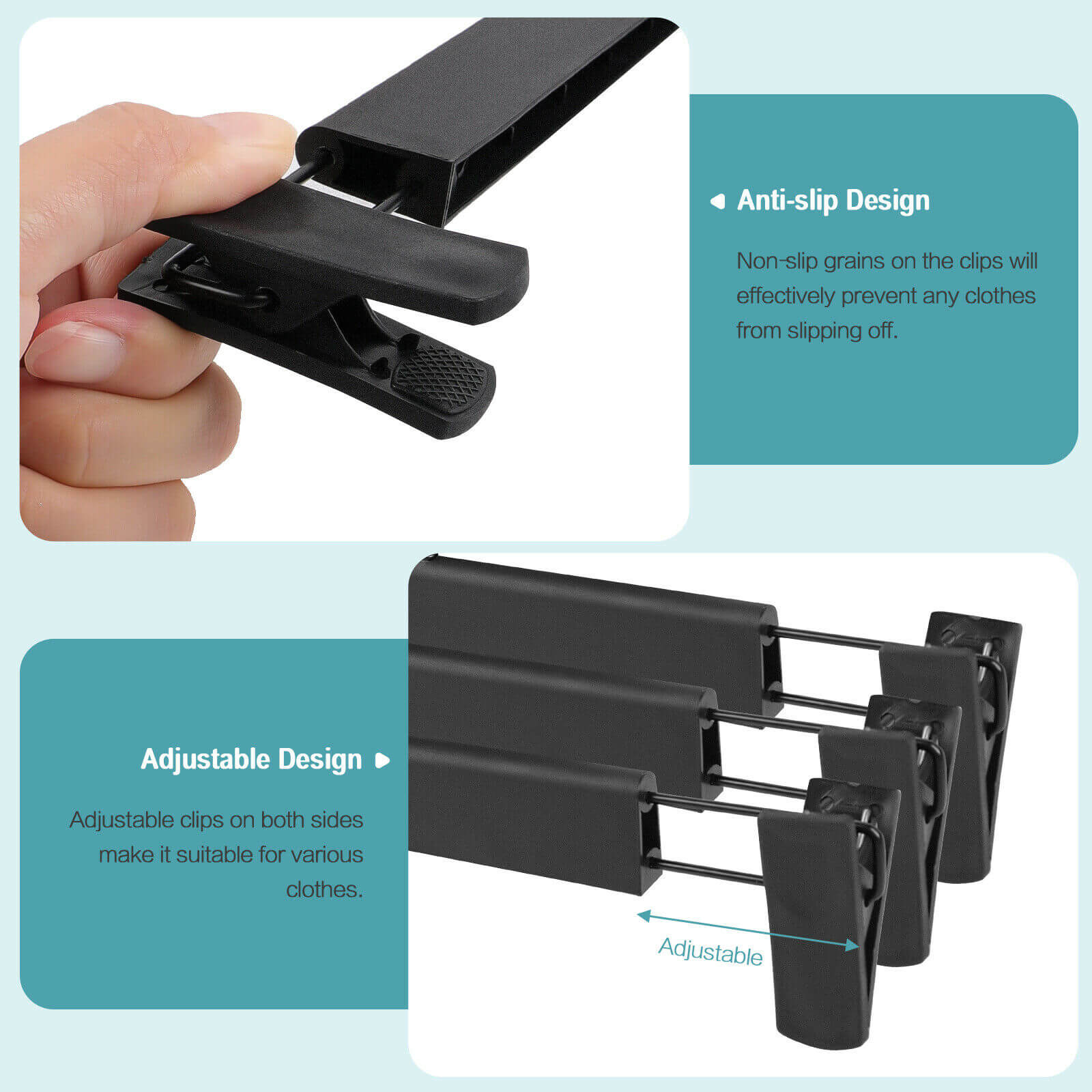 Plastic Pants Clothes Hangers feature