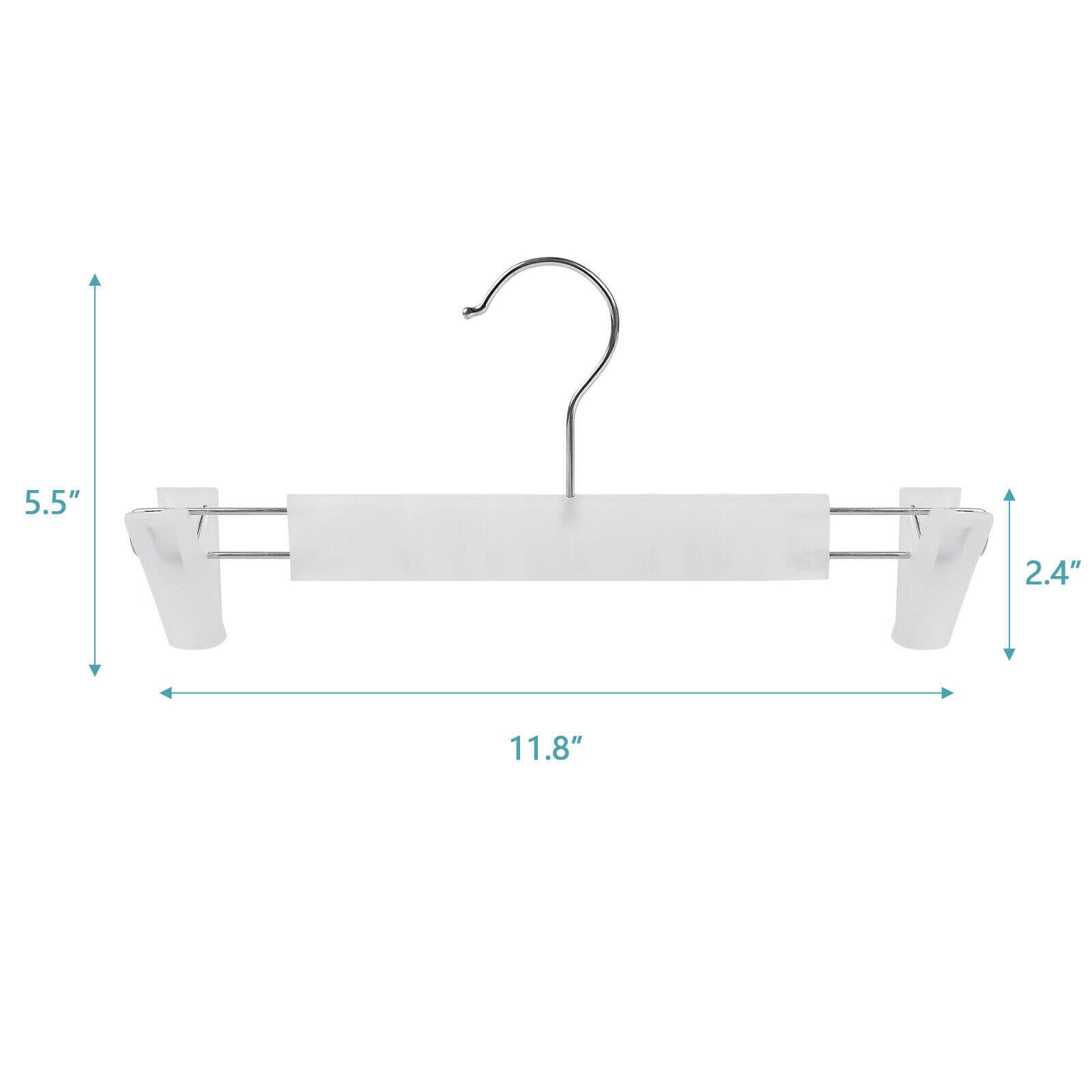 Plastic Pants Clothes Hangers, 10/20/40/60pcs white