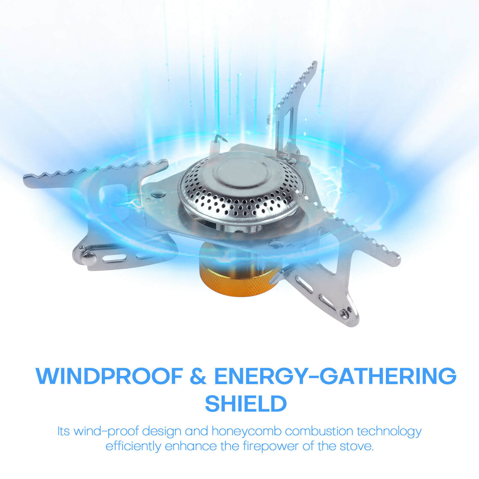 windproof Portable Camping Gas Stove Set