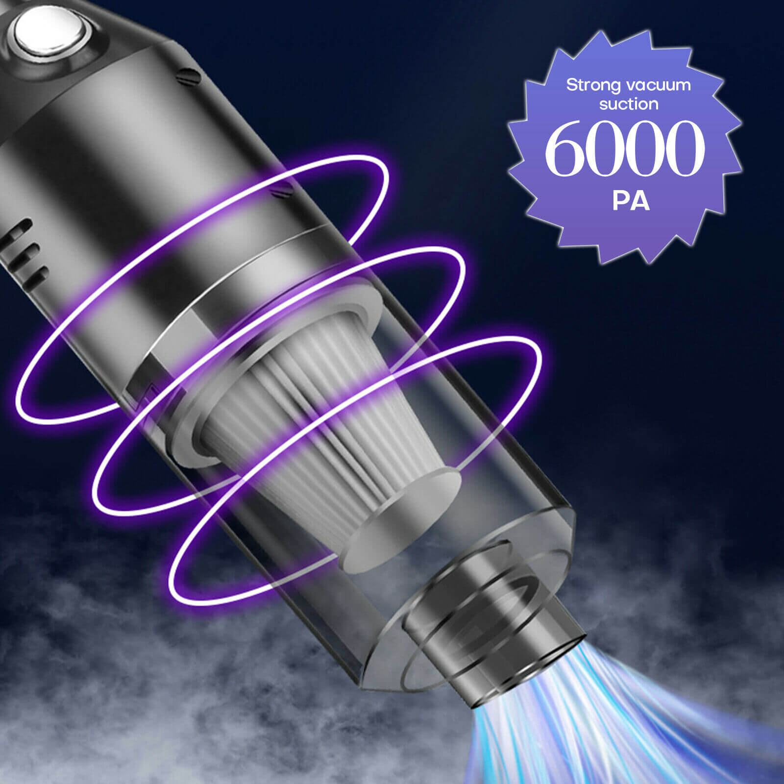 strong Portable Cordless Car Vacuum Cleaner