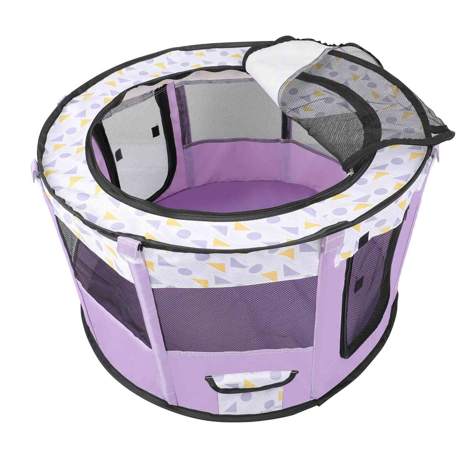 front of Portable Pet Playpen Tent