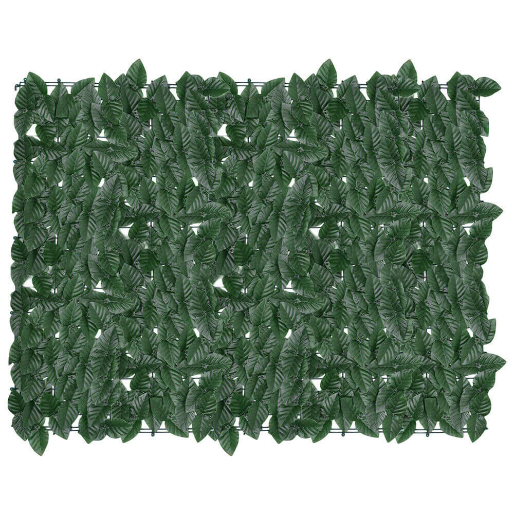 Durable Privacy Artificial Fence Screen Faux Ivy Leaf