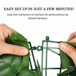 Design of Privacy Artificial Fence Screen Faux Ivy Leaf