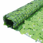 Detail Display of Privacy Artificial Fence Screen Faux Ivy Leaf