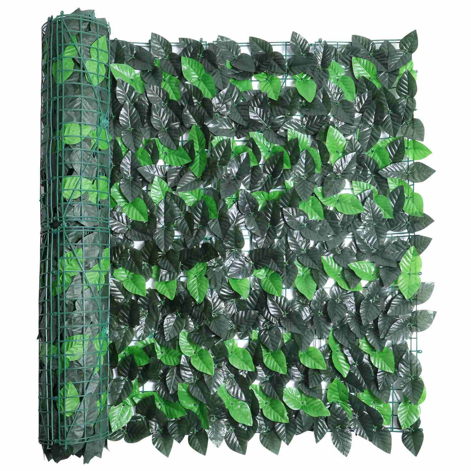 Showing of Durable Privacy Artificial Fence Faux Ivy Leaf