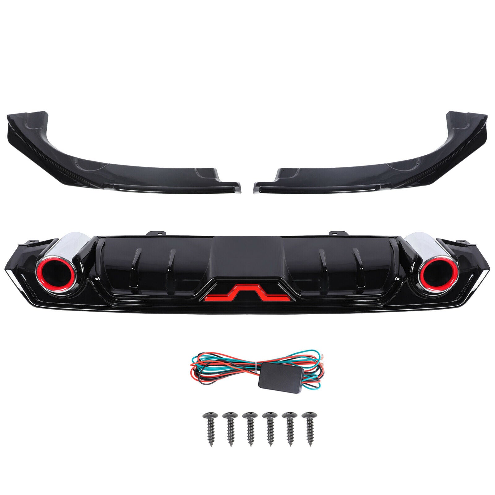 Rear Bumper Lip for Honda Civic 2016+ Type E